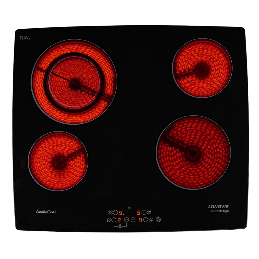 Anafe Vitrocerámico Longvie AVST360K - Leo Muebles - Electrodomésticos y Muebles