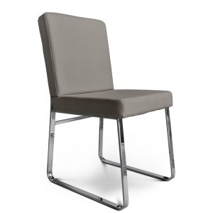 Silla Sofía Tapizada Cromada