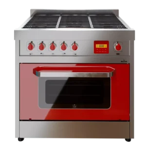 Cocina Vintage 900 Touch Roja Morelli