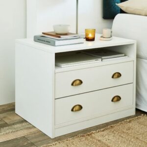 Mesa de Luz Moderna Blanco Vinta