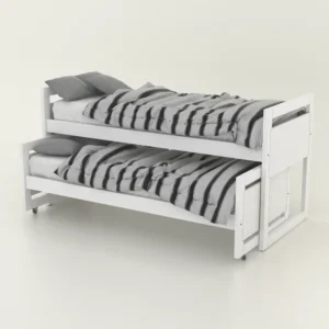 Cama Nido Teen Blanco - Pergamino Muebles