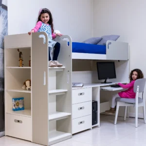 Cama Funcional Gio Pergamino Muebles