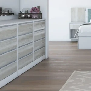 Módulo Bajo de 4 cajones - Pergamino Muebles