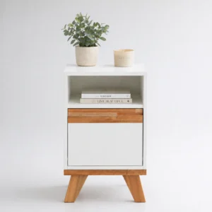 Mesa de luz Kali con patas Silcar