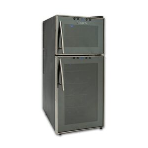 Cava de vinos 21 Botellas Vondom T20 Acero Doble Temperatura
